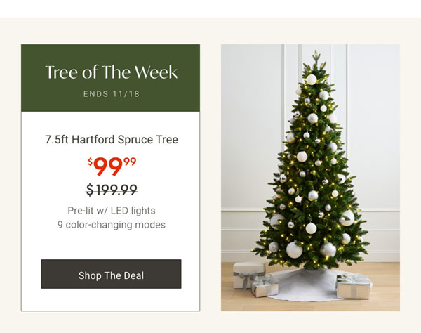 Tree Of The Week - 7.5ft Hartford Spruce Tree - Shop The Deal