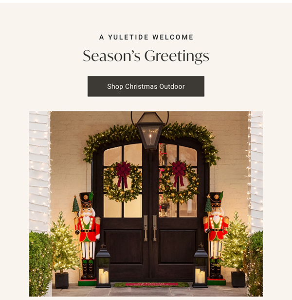 Season's Greetings | Shop Christmas Outdoor >