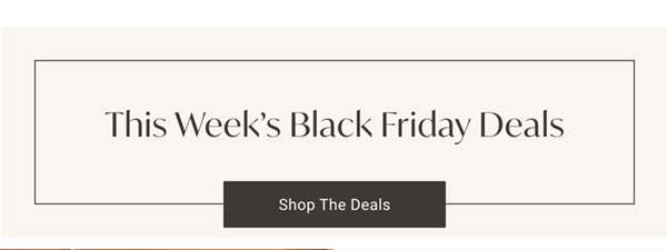 This Week's Black Friday Deals