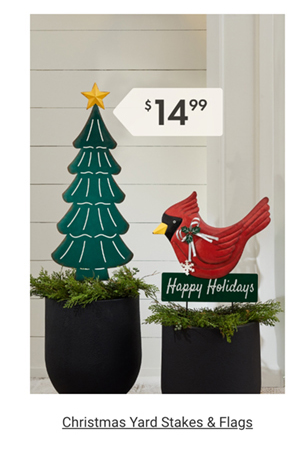 Shop Christmas Yard Stakes & Flags >