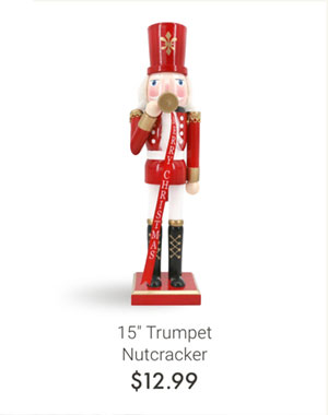 15" Trumpet Nutcracker