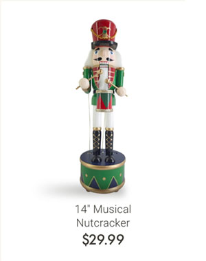 14" Musical Nutcracker