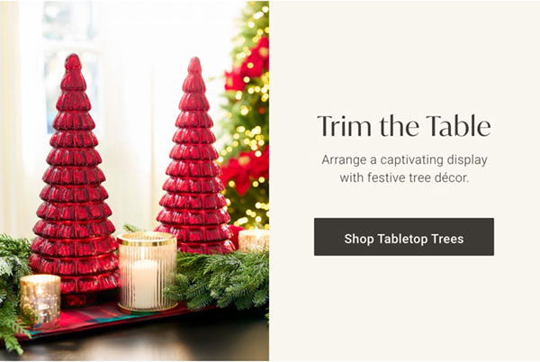 Trim the Table - Shop Tabletop Trees