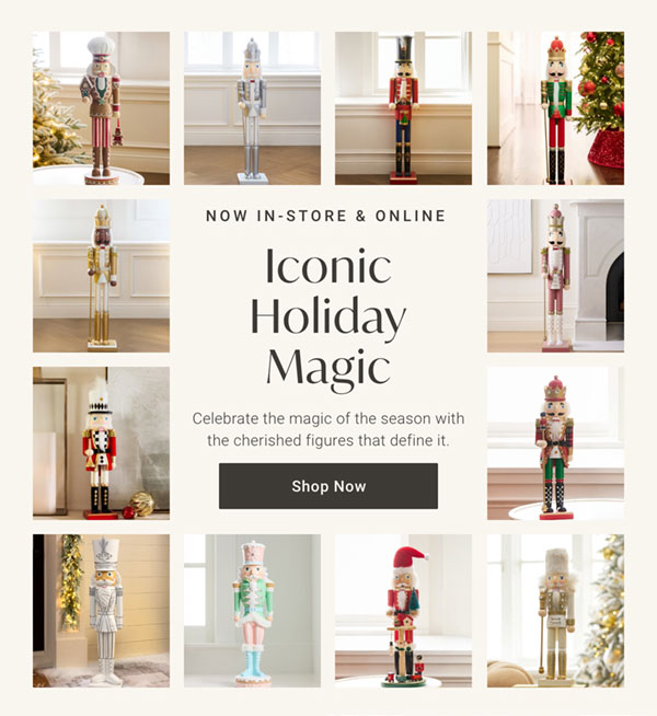 Iconic Holiday Magic - Shop Now; Celebrate the magic of the season with the cherished figures that define it.
