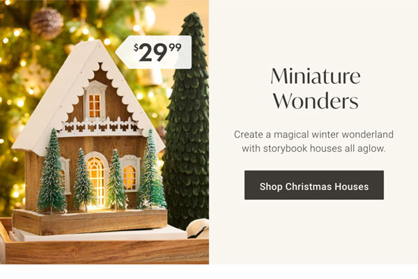 Miniature Wonders - Shop Christmas Houses