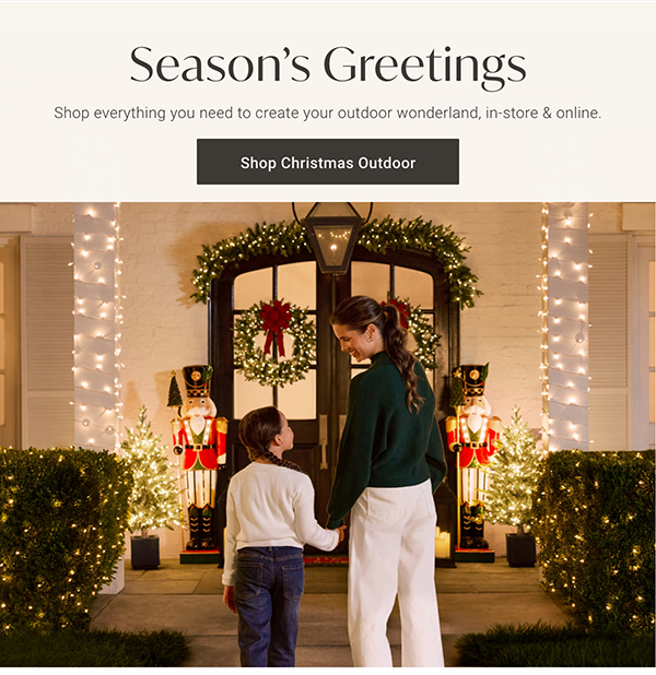 Season's Greetings | Shop Christmas Outdoor >