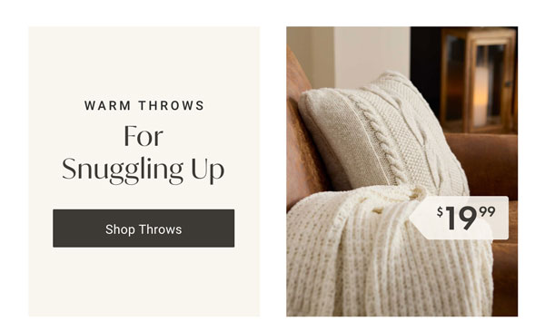 Warm Throws: For Snuggling Up - Shop Throws