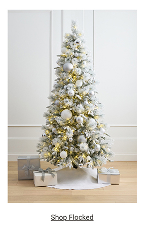 Shop Flocked Trees >