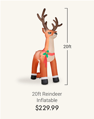 20ft Reindeer Inflatable