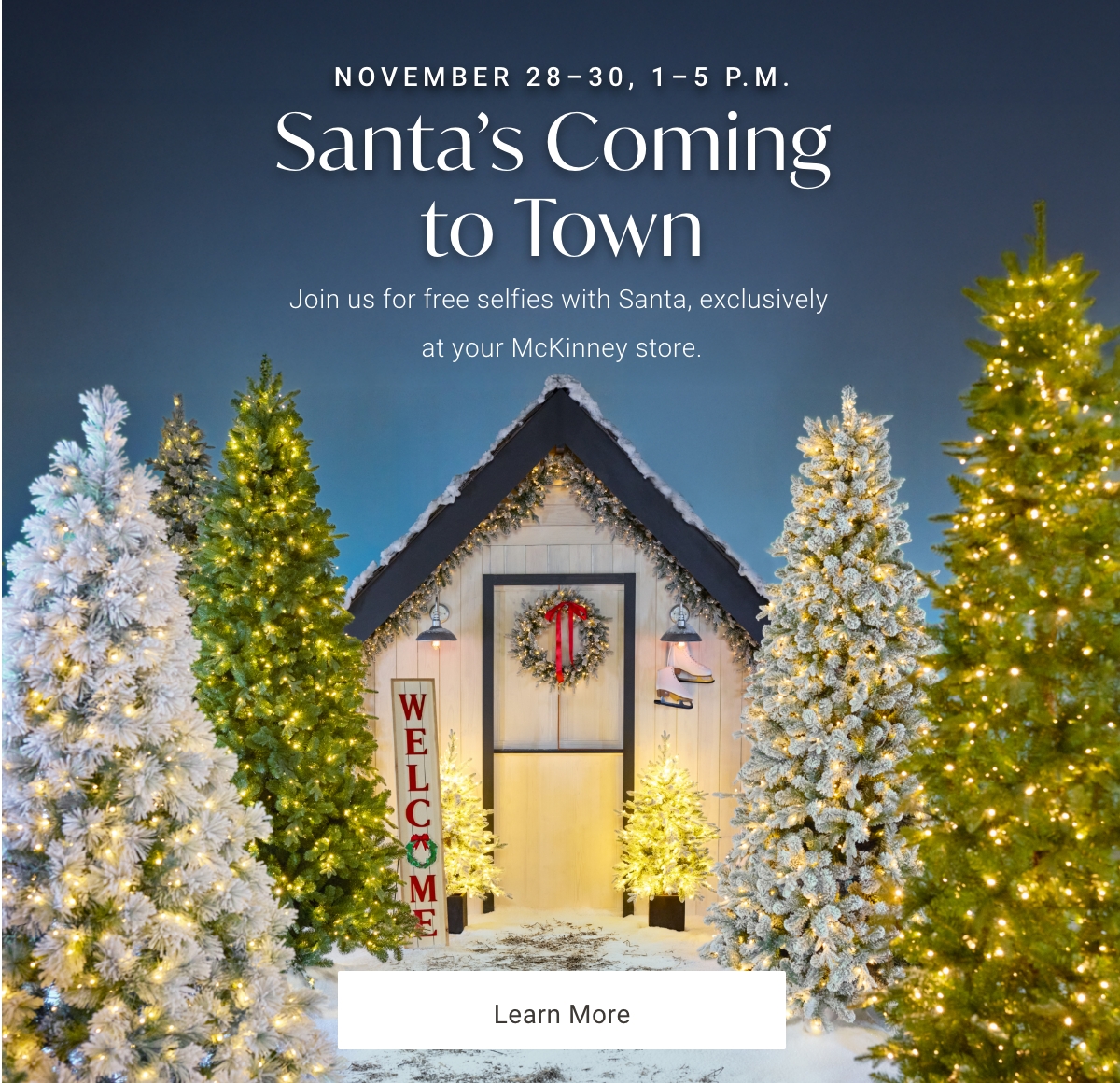 Santa's Coming to Town | McKinney At Home Store | November 28-30, 1-5PM