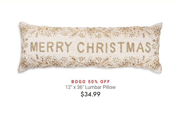 12" x 36" Lumbar Pillow