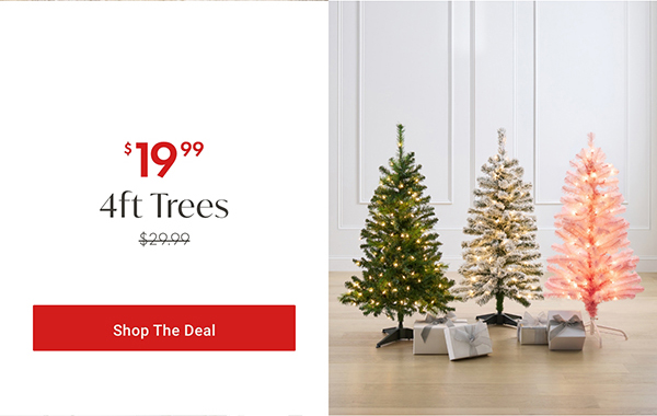 $19.99 4ft Trees | Shop the Deal >