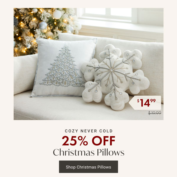 Cozy Never Cold: 25% OFF Christmas Pillows - Shop Now