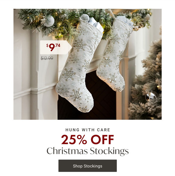 Hung With Care: 25% OFF Christmas Stocking - Shop Now