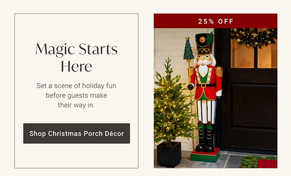 Shop Christmas Porch Décor >
