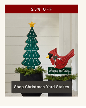 Shop Christmas Yard Stakes >
