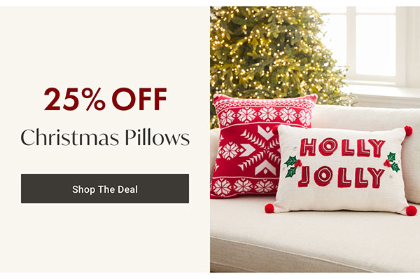 25% OFF Christmas Pillows- Shop The Deal