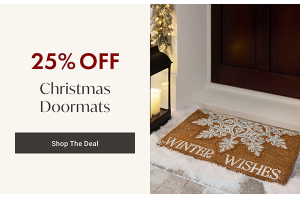 25% OFF Christmas Doormats - Shop The Deal