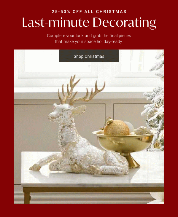 the Final Sparkle | Shop Christmas >