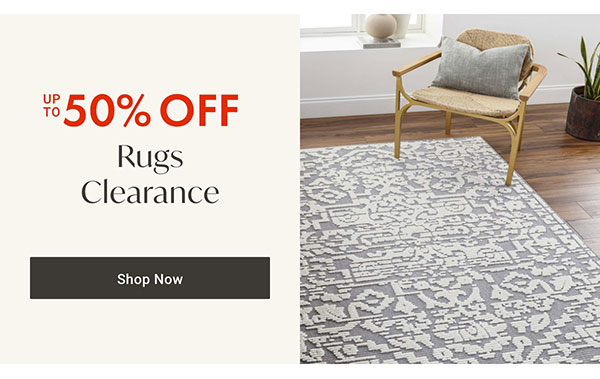 Up to 50% Off Rugs Clearance - Shop Now