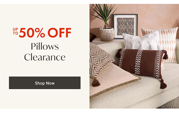 Up to 50% OFF Pillows Clearance - Shop Clearance