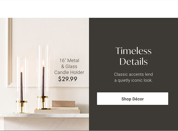 Timeless Details: Shop Decor