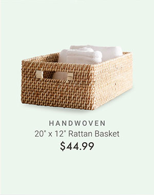 20" x 12" Rattan Basket