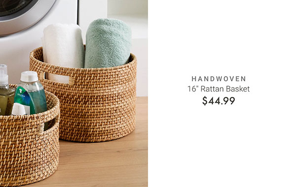 16" Rattan Basket