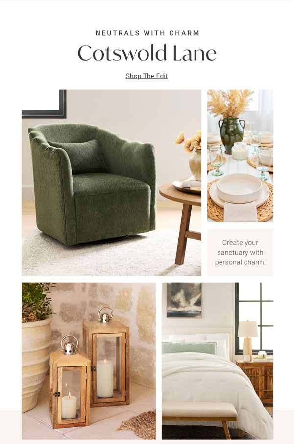 Neutrals With Charm: Cotswold Lane