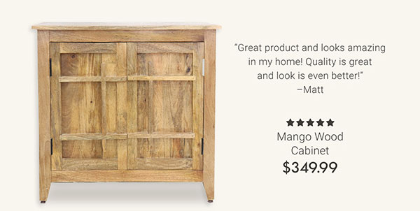 Mango Wood Cabinet