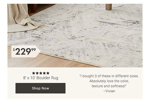 8' x 10' Boulder Rug - Shop Now
