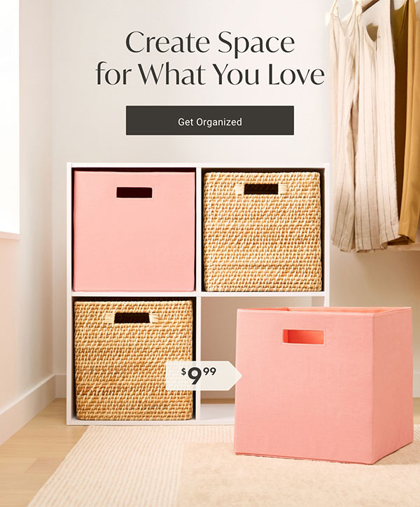 Create Space for What You Love - Get Organized