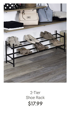 2-Tier Shoe Rack