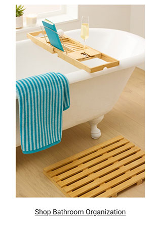 Shop Bathroom Organization