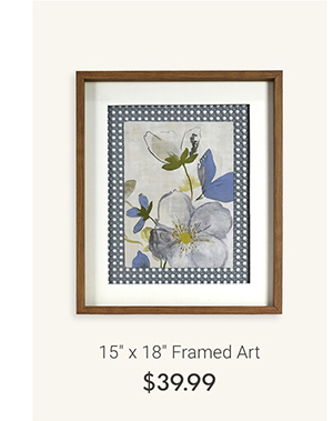 15" x 18" Framed Art