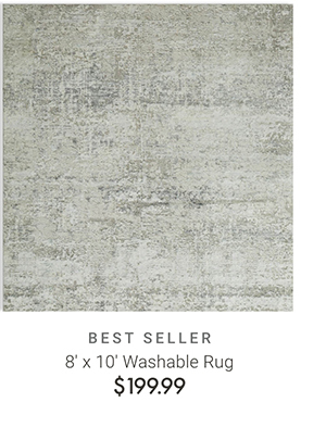 8' x 10' Washable Rug