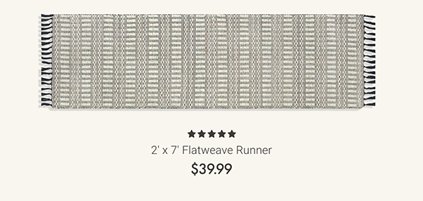 2' x 7' Flatweave Runner