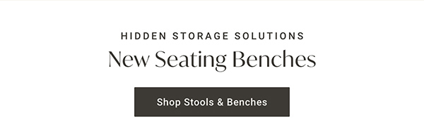 Hidden Storage Solutions: New Seating Benches