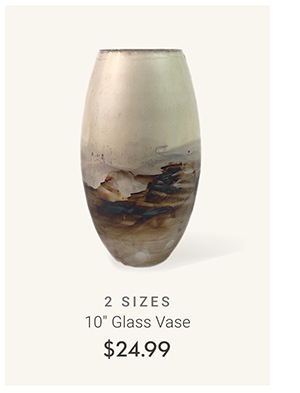 10" Glass Vase