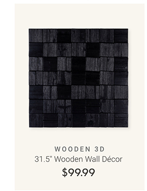 31.5" Wooden Wall Décor >