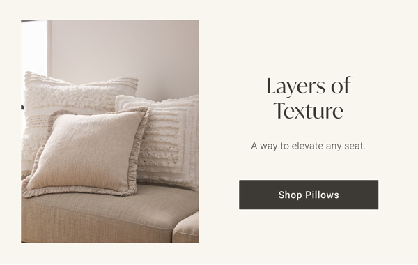 Layers of Texture - Shop Pillows
