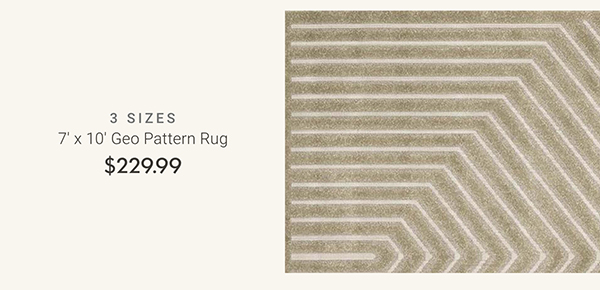 7' x 10' Geo Pattern Rug