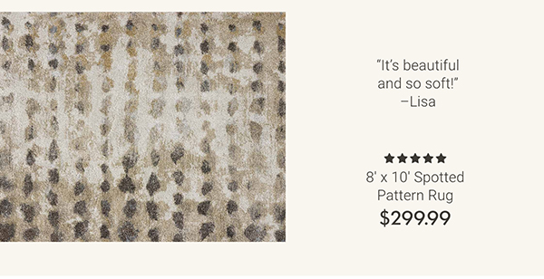 8' x 10' Spotted Pattern Rug
