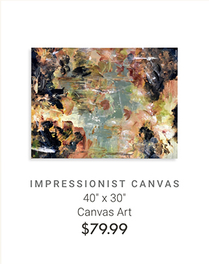 40" x 30" Canvas Art
