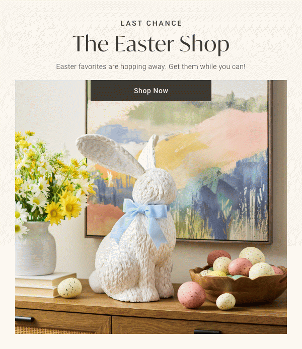 Last Chance: The Easter Shop | Shop Now >