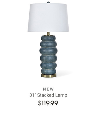 31" Stacked Lamp