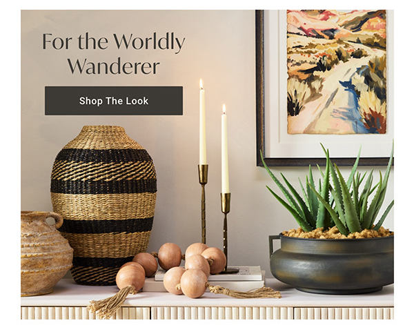 For the Worldly Wanderer | Shop the Look >