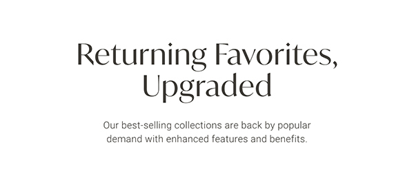 Returning Favorites, Upgraded