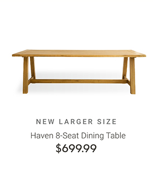 Haven 8-Seat Dining Table