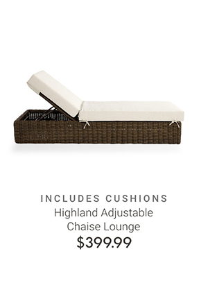 Highland Adjustable Chaise Lounge